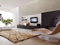 Дизайн гостиной в стиле Хай-Тек: современные идеи сочетания в интерьере (85 фото)
