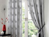 Серые шторы в интерьере — много идей и вариантов дизайна на фото