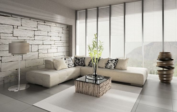 brick-wallpaper-decor-minimalist-living-room