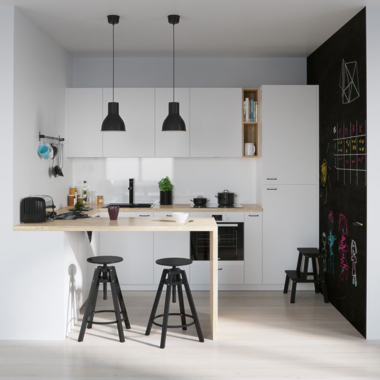 playful-black-white-and-wood-kitchen