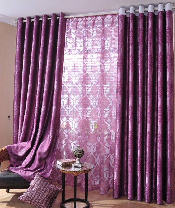Фиолетовые шторы (10)