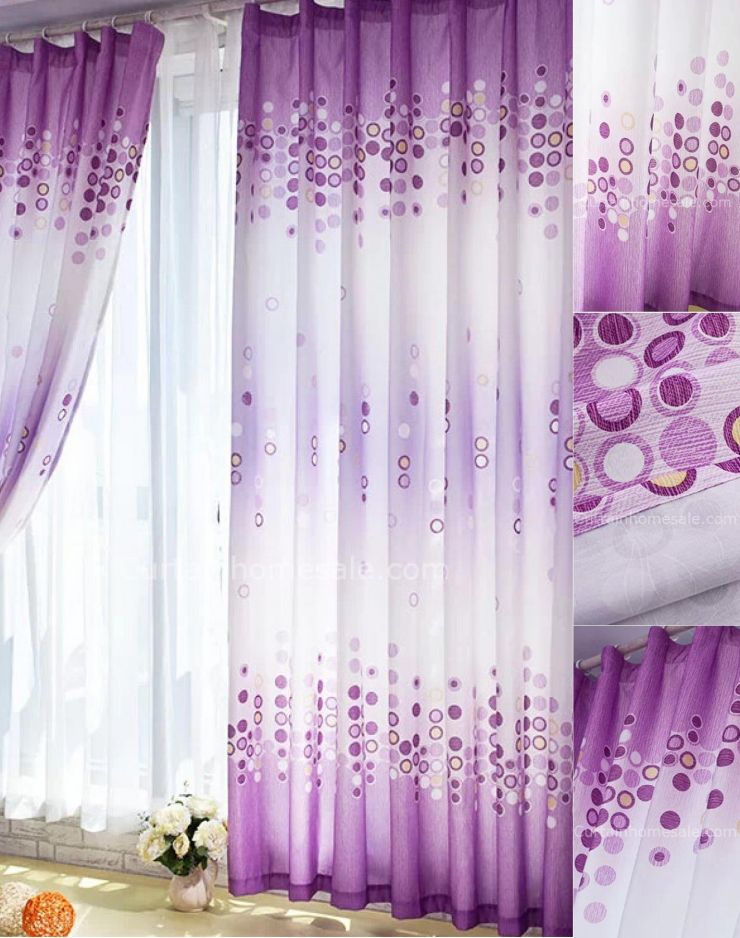 Фиолетовые шторы (13)