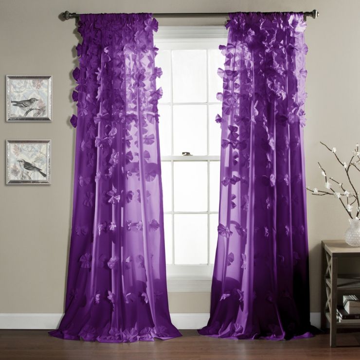 Фиолетовые шторы (2)