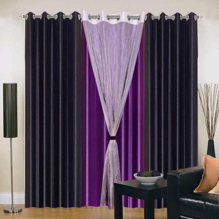 Фиолетовые шторы (40)