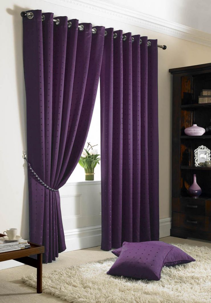 Фиолетовые шторы (48)