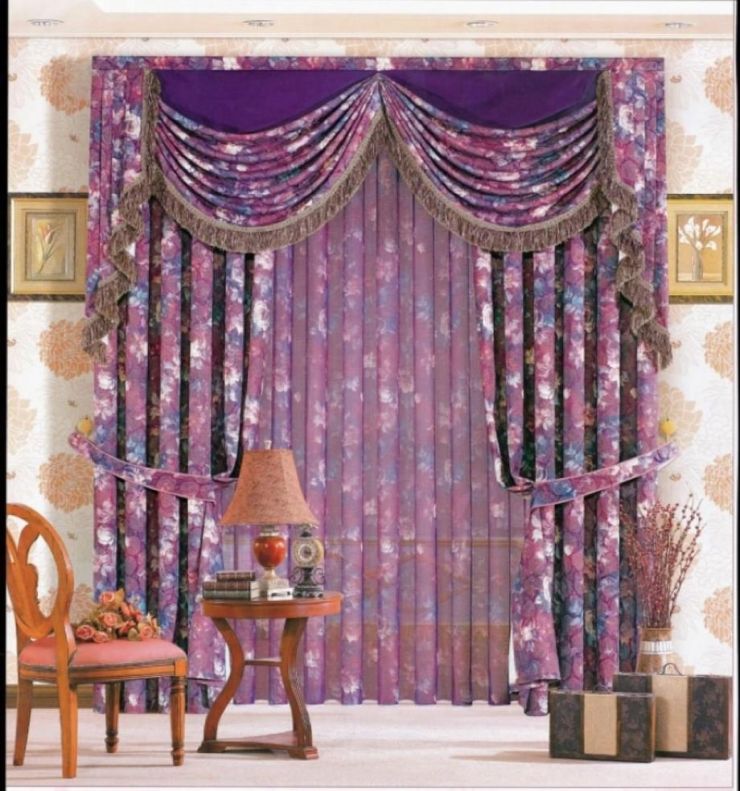 Фиолетовые шторы (72)