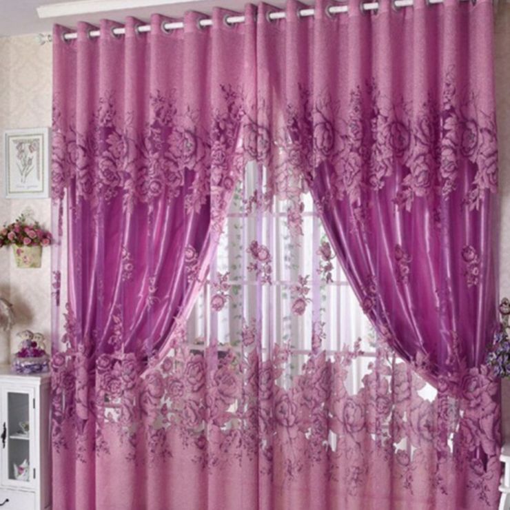 Фиолетовые шторы (83)