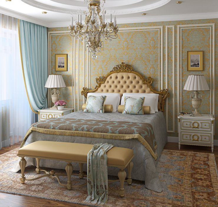 Спальня в классическом стиле (10)