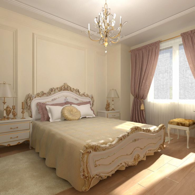 Спальня в классическом стиле (50)