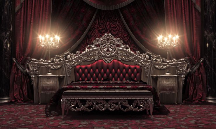 Спальня в классическом стиле (58)
