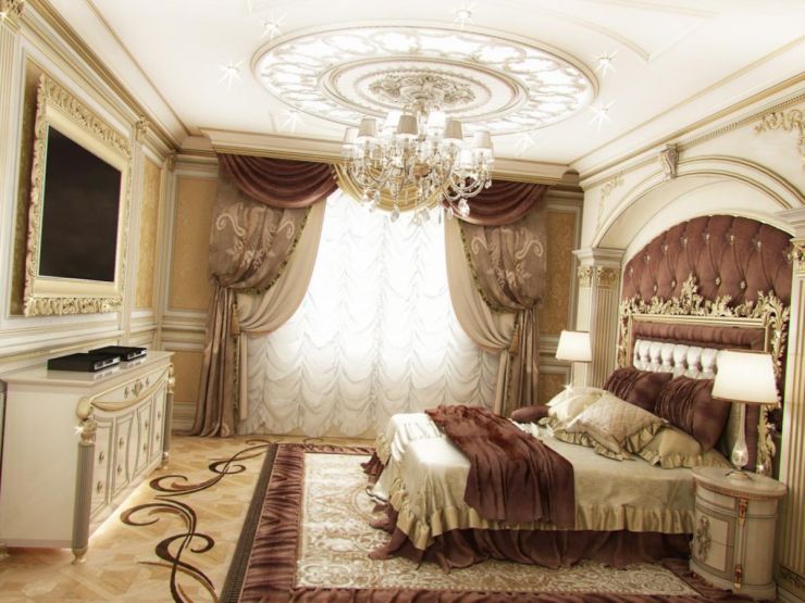 Спальня в классическом стиле (7)