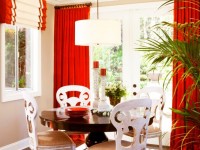Красные шторы в интерьере — 100 фото яркого и красивого дизайна с шторами красного цвета