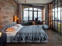 Спальня в стиле лофт — фото яркого и современного дизайна